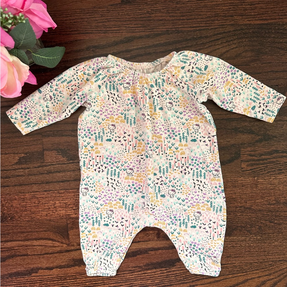 Tea Collection x Hello Kitty romper, size 0-3Mo
